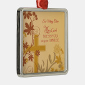 パーソナライズ、ジュビリー記念日ヌーンクロス、渦巻き メタルオーナメント (右)