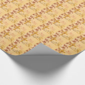 パーソナライズ、ジュビリー記念日ヌーンクロス、渦巻き ラッピングペーパー (角)