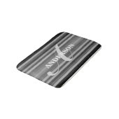 パーソナライズ ストライプ バスマット (アングル)