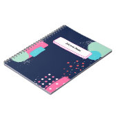 パーソナライズ：スポット付き抽象芸術 | ノートブック (左側)