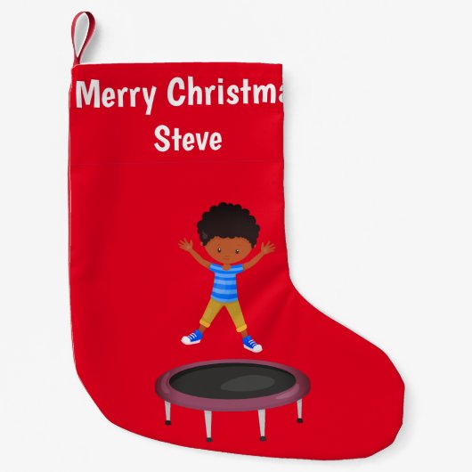 パーソナライズ スモールクリスマスストッキング (正面)
