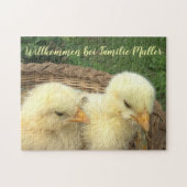 パーソナライズ，テンプレート，動物，ペット，ライブ，ファーム， ジグソーパズル (横)