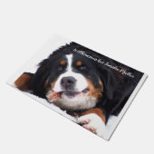 パーソナライズ，テンプレート，動物，ペット，ライブ，ファーム， ドアマット (アングル)