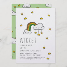 パーソナライズ！ハッピーグリーンレインボー&スターズ