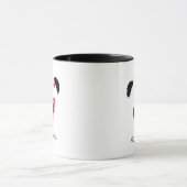パーソナライズ パンダ ハート ベア マグカップ (中央)