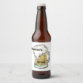 パーソナライズ ビールラベル (正面)