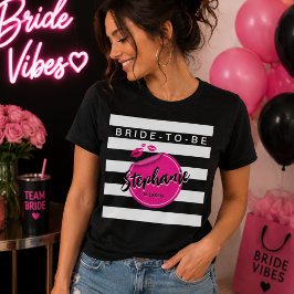 パーソナライズ ブライドトゥビー グラム バチェラー パーティー トライアングル トライブレンドＴシャツ