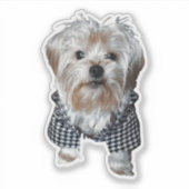 パーソナライズ！ペットの写真 シール (正面)