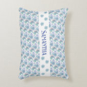 パーソナライズ マルチカラーパステル ダイシーパッチワーク アクセントクッション (正面(垂直))