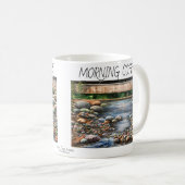 パーソナライズ/モダンブルッ絵画クの朝 コーヒーマグカップ (正面右)