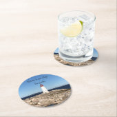 パーソナライズ!ライトハウスコースター ラウンドペーパーコースター (インサイチュ)