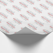 パーソナライズ、レスリングコーチありがとうお言葉 ラッピングペーパー (コーナー)