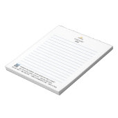 パーソナライズ:ロ企業のゴQRコードが並んでいる ノートパッド (回転)