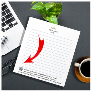 パーソナライズ:ロ企業のゴQRコードが並んでいる ノートパッド