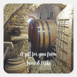 パーソナライズ ワイン セラー ステッカー