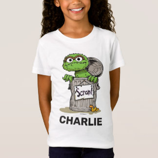 パーソナライズ ヴィンテージ オスカー・ザ・グラウチ スクラム Tシャツ