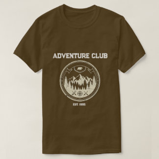 パーソナライズ ヴィンテージ ベア マウンテン アウトドア バッド Tシャツ