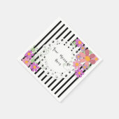 パーソナライズ，ヴィンテージ，レトロ スタンダードカクテルナプキン (角)