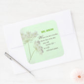 パーソナライズ，先生感謝の日ありがとう スクエアシール (封筒)