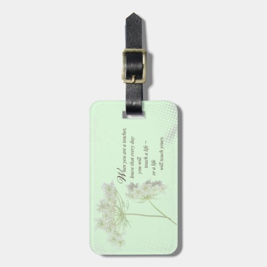 パーソナライズ,先生感謝の日ありがとう ラゲッジタグ (正面縦)