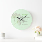 パーソナライズ,先生感謝の日ありがとう ラージ壁時計 (ホーム)