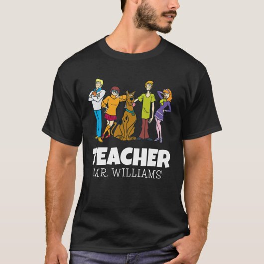 パーソナライズ | 全員集合 14のミステリーインク先生 Tシャツ (正面)
