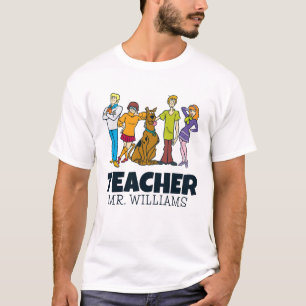パーソナライズ 全員集合 14のミステリーインク先生 Tシャツ