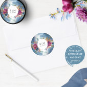 パーソナライズ,天のフローラの好意/封筒用シール ラウンドシール