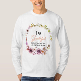 パーソナライズ – 小さなことに感謝、大… Tシャツ