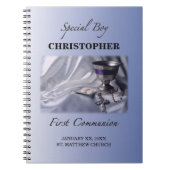 パーソナライズ，少年，最初の共産色 ノートブック (正面)