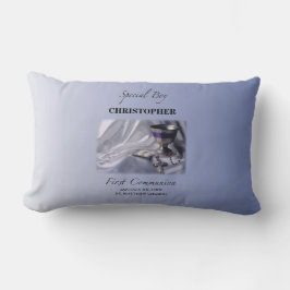 パーソナライズ，少年，最初の共産色 ランバークッション