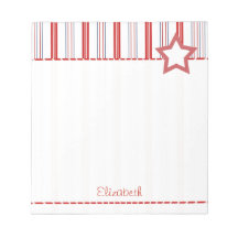 パーソナライズ：愛国的な赤と青のストライプ