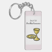 パーソナライズ,特別な女の子,最初のコミュニティ キーホルダー (正面左)