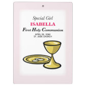 パーソナライズ,特別な女の子,最初のコミュニティ クリップボード (裏面)