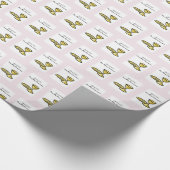 パーソナライズ，特別な女の子，最初のコミュニティ ラッピングペーパー (コーナー)