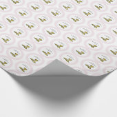 パーソナライズ，特別な女の子，最初のコミュニティ ラッピングペーパー (角)