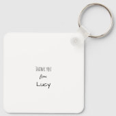 パーソナライズ |素晴らし先生 キーホルダー (裏面)