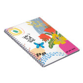 パーソナライズ：蝶+花 | ノートブック (右側)