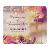 パーソナライズ、記念日の宗教生活、修道女 カッティングボード (正面)