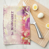 パーソナライズ、記念日の宗教生活、修道女 キッチンタオル (四つ折り)