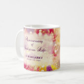 パーソナライズ、記念日の宗教生活、修道女 コーヒーマグカップ (正面左)