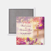 パーソナライズ、記念日の宗教生活、修道女 マグネット (正面/裏面)