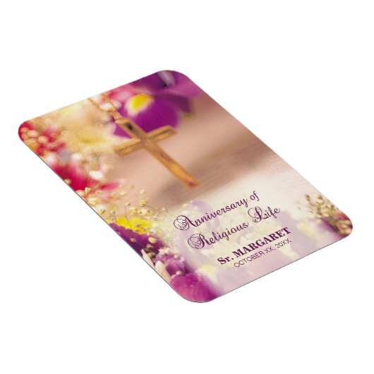 パーソナライズ、記念日の宗教生活、修道女 マグネット (右側)