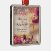 パーソナライズ、記念日の宗教生活、修道女 メタルオーナメント (右)