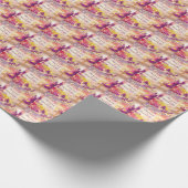 パーソナライズ、記念日の宗教生活、修道女 ラッピングペーパー (角)