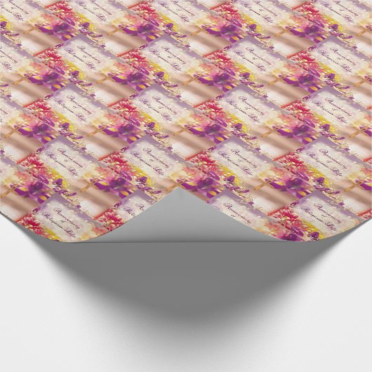 パーソナライズ、記念日の宗教生活、修道女 ラッピングペーパー (コーナー)