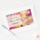 パーソナライズ、記念日の宗教生活、修道女 長方形シール (封筒)