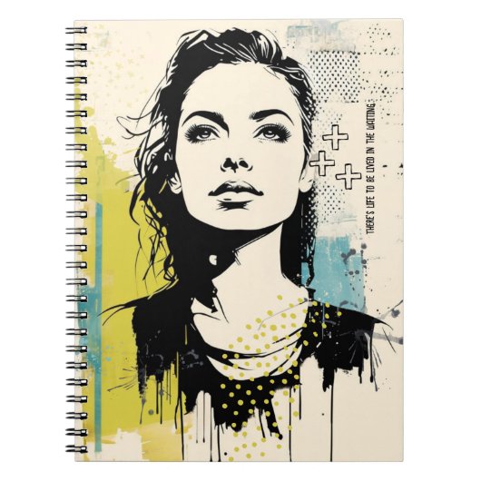 パーソナライズ：通りアート – 待機中 | ノートブック (正面)