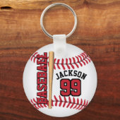 パーソナライズ⚾野球 キーホルダー (正面)