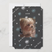 パーソナライズ!雪だるまシーズンオブジョイホリデーカード シーズンカード (裏面)